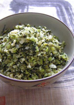 日野菜や間引き菜の 振り糠漬け♪-レシピのメイン写真