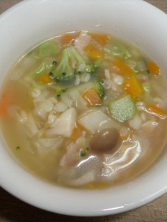 生姜と押し麦の野菜スープ-レシピのメイン写真