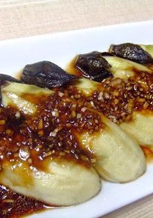 レンジで簡単♪蒸し茄子の香味ダレ-レシピのメイン写真