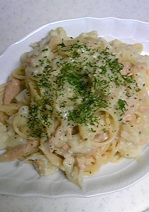 カリフラワーとツナのクリームパスタ-レシピのメイン写真