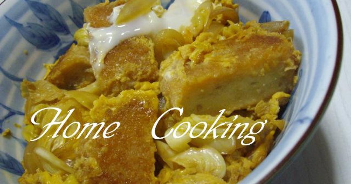 コロッケ丼 コロッケたまごとじ丼 by Bottna 【クックパッド】 簡単おいしい