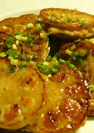 れんこんのはさみ焼き-レシピのメイン写真