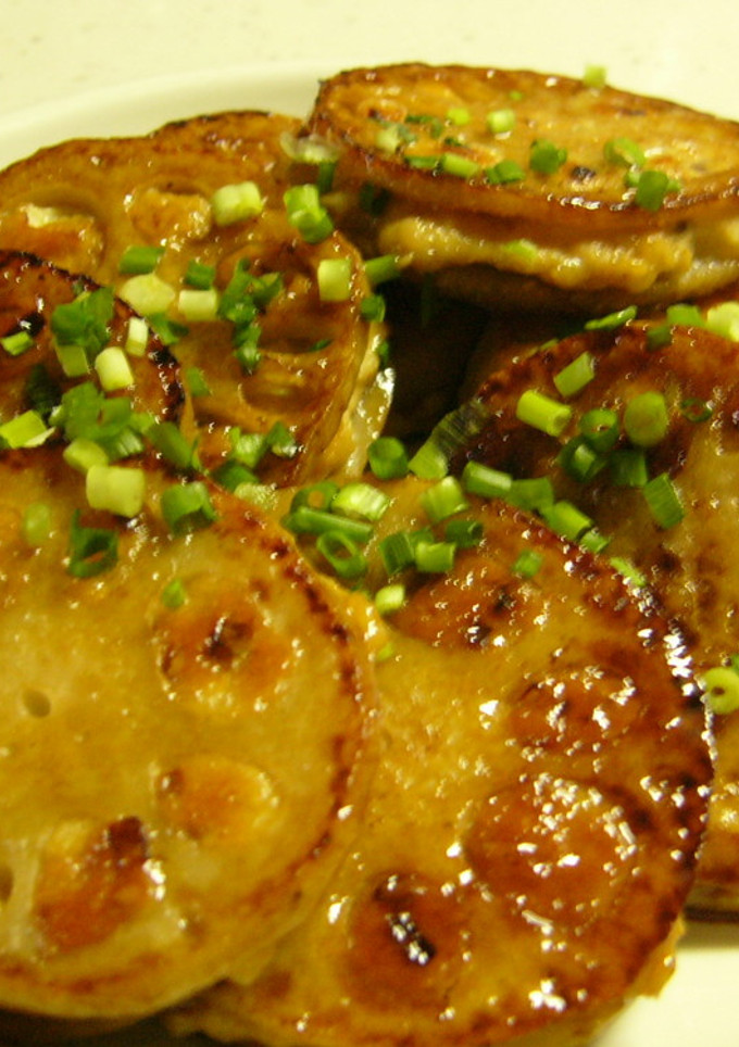 れんこんのはさみ焼き-レシピのメイン写真