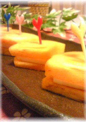 簡単おつまみ♪柿チーズサンド-レシピのメイン写真