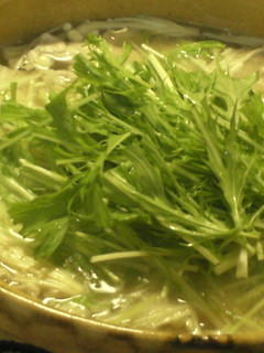 水菜と豆腐の鍋-レシピのメイン写真