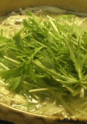水菜と豆腐の鍋-レシピのメイン写真