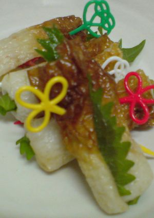 お弁当に♪ちくわ巻き蒲焼き？ﾚﾝﾁﾝ-レシピのメイン写真