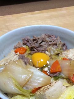 ガッツリ!すき焼き丼-レシピのメイン写真