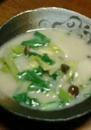 白菜とキノコのクリーム煮-レシピのメイン写真