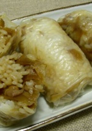 鶏ごぼうのライスペーパーにぎり-レシピのメイン写真