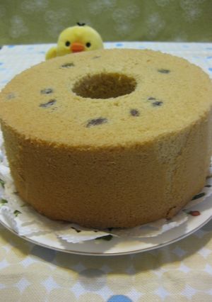 きなこたぁ~っぷり甘納豆シフォンケーキ-レシピのメイン写真