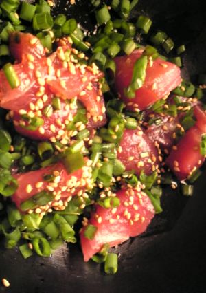 マグロの胡麻葱和え-レシピのメイン写真