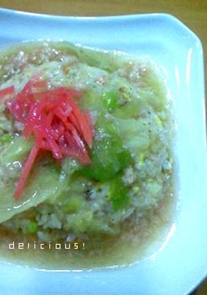 蟹とレタスのあんかけ炒飯-レシピのメイン写真