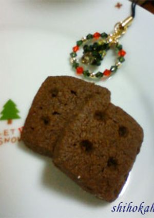 クリスマスに・・ショートブレッド ココア-レシピのメイン写真