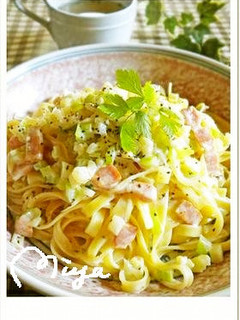 カリフラワーとベーコンのクリームパスタ-レシピのメイン写真