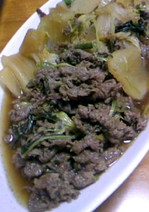 材料2つ!みんな大好きすき煮♪-レシピのメイン写真