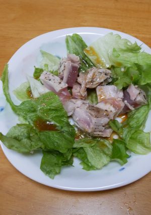 不器用まぐろステーキサラダ-レシピのメイン写真