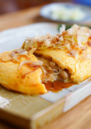 納豆オムレツ-レシピのメイン写真