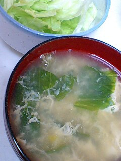 レタス入りかき玉スープ-レシピのメイン写真