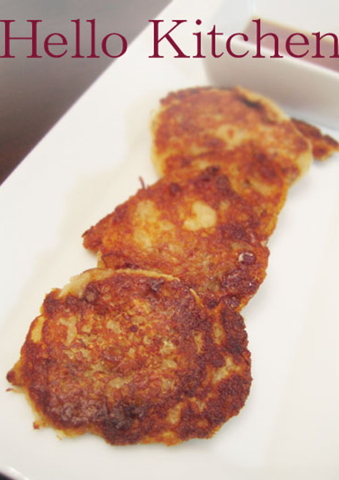 納豆と山芋のぺったんこ焼き-レシピのメイン写真