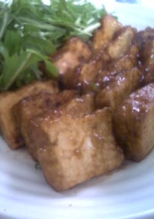 厚揚げの甘辛バター風味♪-レシピのメイン写真