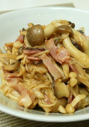 きのことベーコンのレモン醤油炒め-レシピのメイン写真