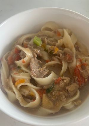 残ったカレーを使ってカレーうどん-レシピのメイン写真
