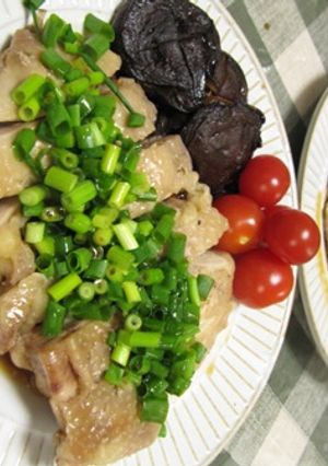 超簡単★レンジでチン♪中華風蒸し鶏-レシピのメイン写真