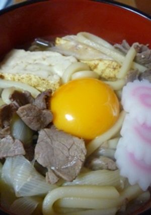 牛鍋うどん-レシピのメイン写真