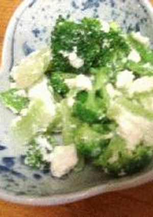 ブロッコリーのカッテージチーズ和え-レシピのメイン写真