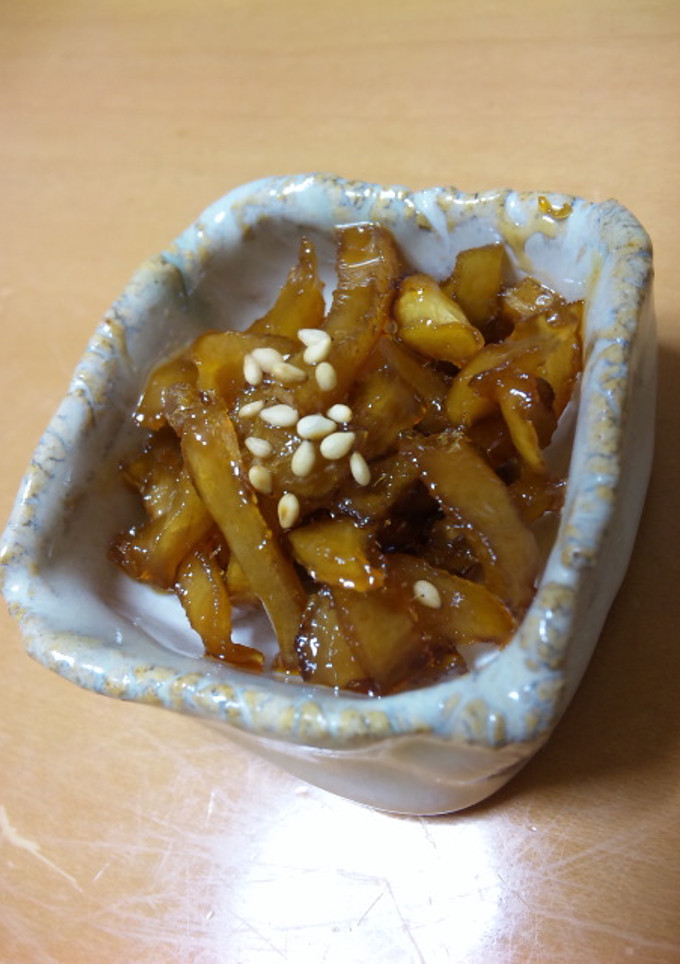 簡単おいしい！新生姜の佃煮-レシピのメイン写真