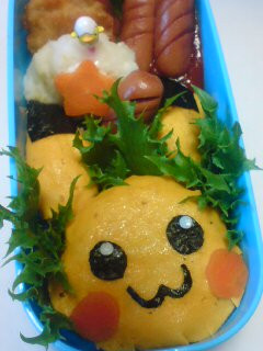 ポケモンきゃら弁①ピカチュウ-レシピのメイン写真