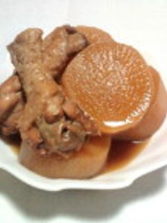 大根まるごと1本!手羽元と大根の煮物-レシピのメイン写真