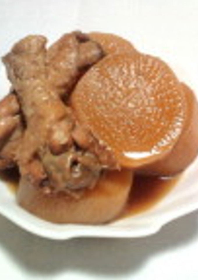 大根まるごと1本！手羽元と大根の煮物-レシピのメイン写真