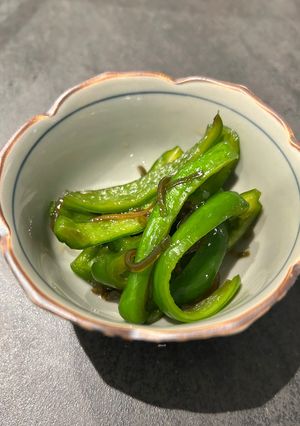簡単美味しい⭐︎生ピーマンの塩昆布和え-レシピのメイン写真