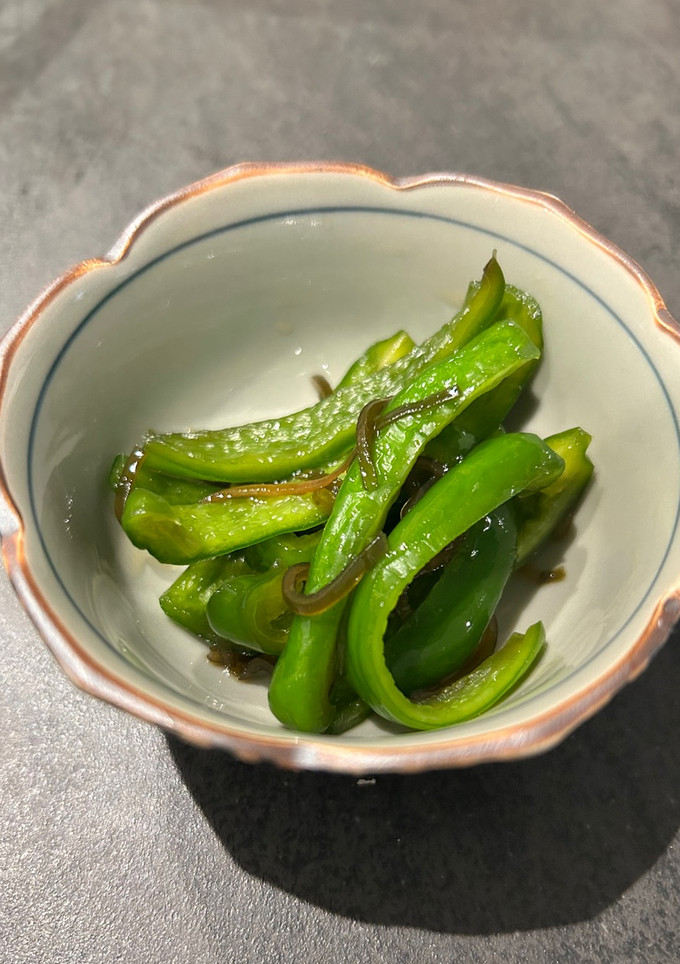 簡単美味しい⭐︎生ピーマンの塩昆布和え-レシピのメイン写真