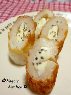 ❤簡単おつまみ❤竹輪deクリチペッパー-レシピのメイン写真