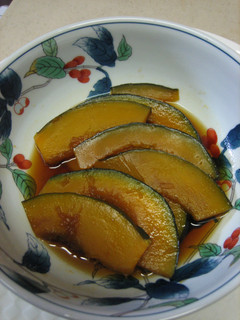 煮物◇薄切りのカボチャ-レシピのメイン写真