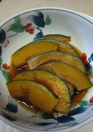 煮物◇薄切りのカボチャ-レシピのメイン写真