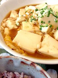 いつもの豆腐の卵とじ-レシピのメイン写真