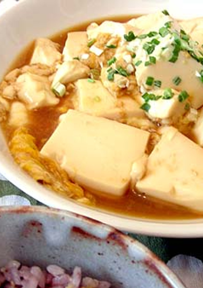いつもの豆腐の卵とじ-レシピのメイン写真