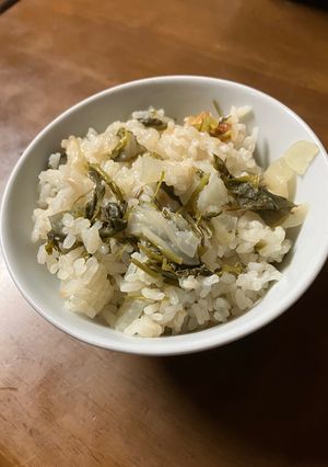 七草の炊き込みご飯-レシピのメイン写真