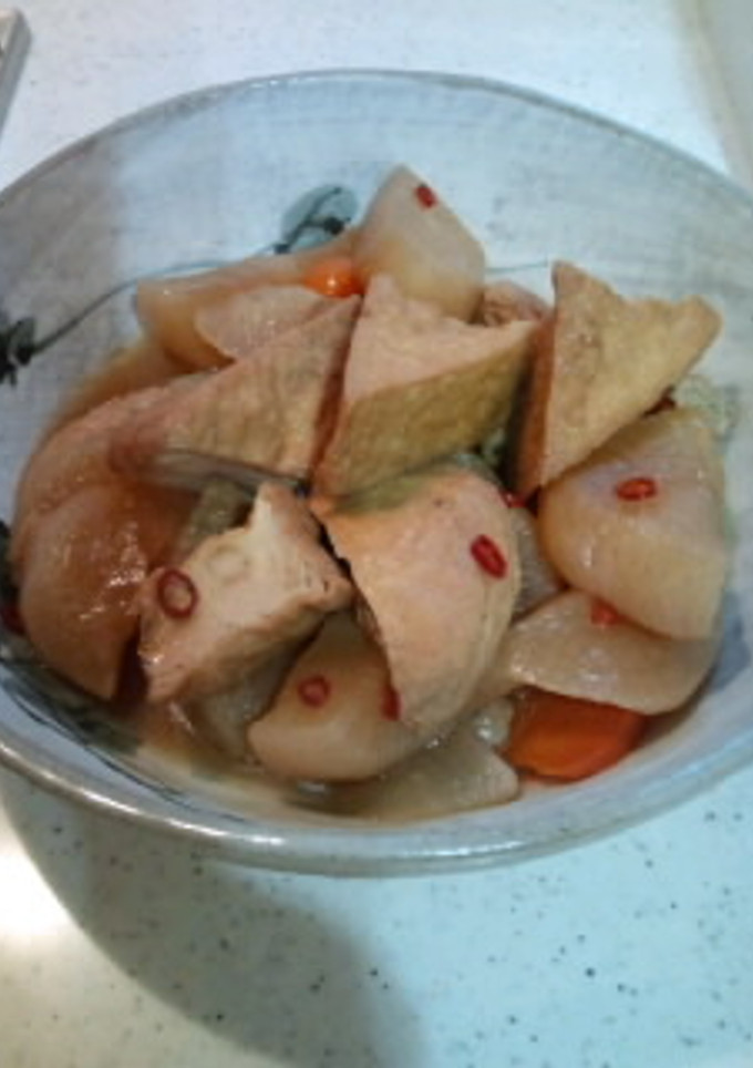 だいこんと厚揚げの煮物-レシピのメイン写真