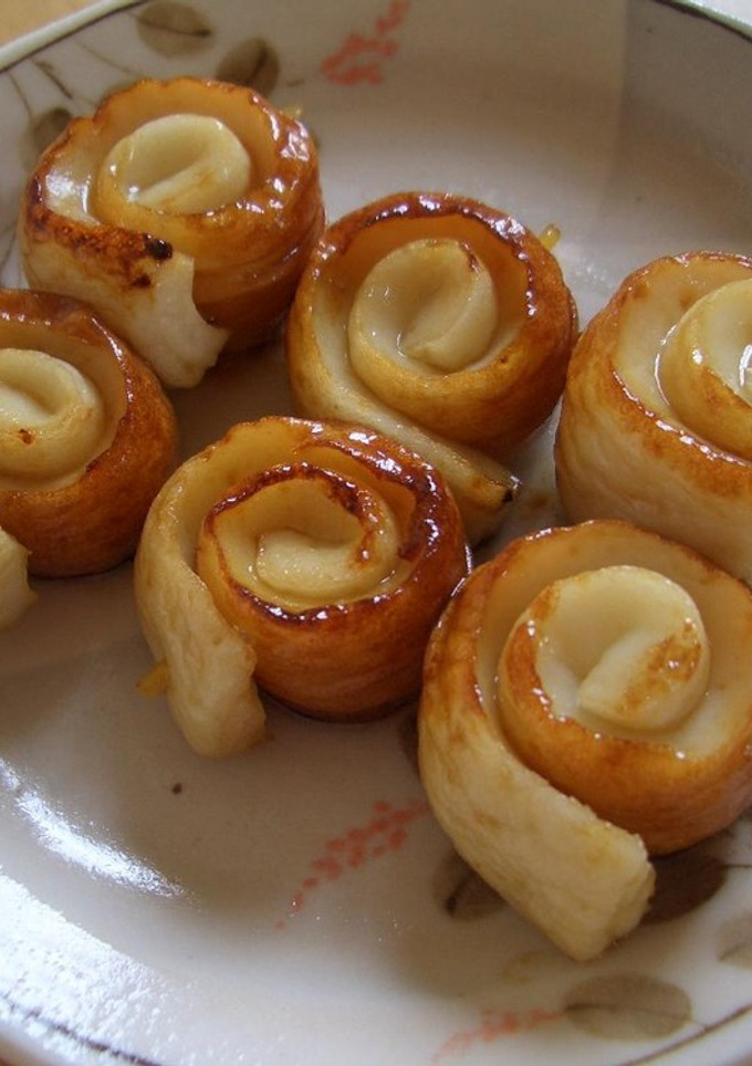 お弁当に　渦巻きちくわの蒲焼き-レシピのメイン写真