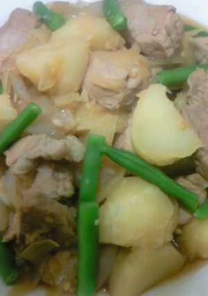 豚肉とじゃがいもの煮物-レシピのメイン写真