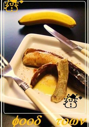 寒い休日の朝☃...❤焼バナナ 事件‼-レシピのメイン写真