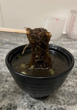 Mozuku seaweed soup:もずくスープ-レシピのメイン写真