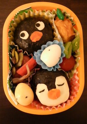 キャラ弁☆ピングー、ピンガ-レシピのメイン写真