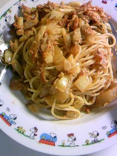 楽うま ツナキムチぱすた-レシピのメイン写真