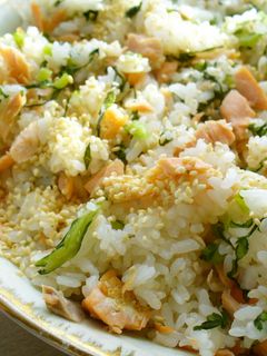 鮭と野沢菜のまぜご飯-レシピのメイン写真